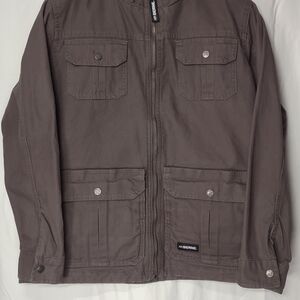 💥Berne Brand💥 Women’s Gray Canvas Utility/CCW Jacket – Size Large